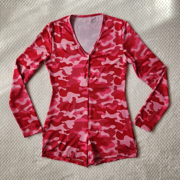 Pink Camo Playsuit - Picture 3 of 6